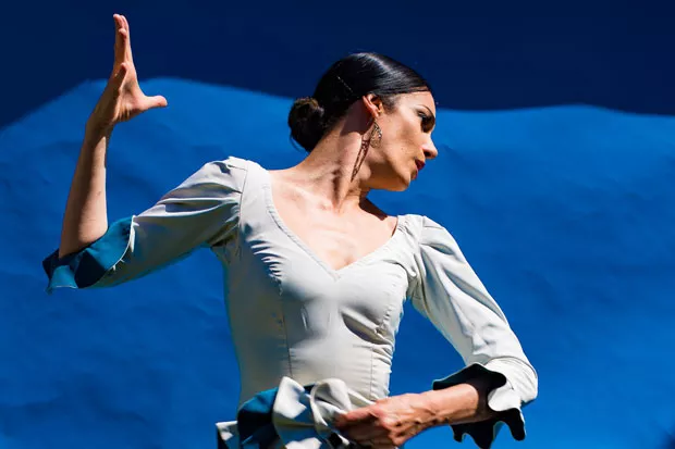 "Flamenco Fuentes" - Savannah Fuentes of "Féria," performs at the Capitol Sunday. - TITO FUENTES