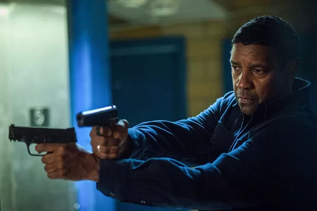 Denzel doesn't need two guns, but he will use two guns. - GLEN WILSON