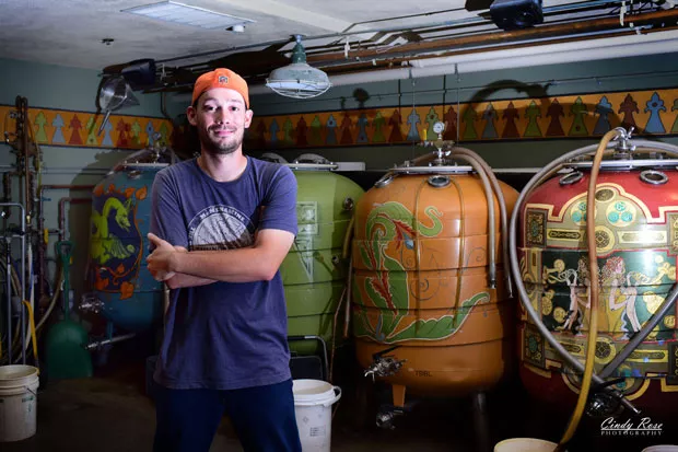 McMenamins' Vance Wirtz at the basement brewhouse. - CINDY CADDELL