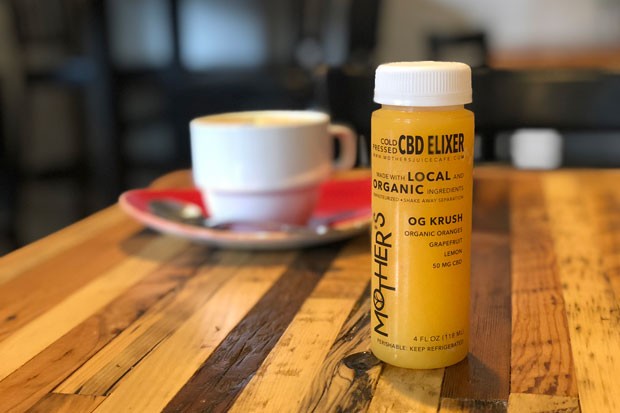 At Mother's, visitors can grab a premade CBD elixir or add CBD to any meal or drink. - LISA SIPE