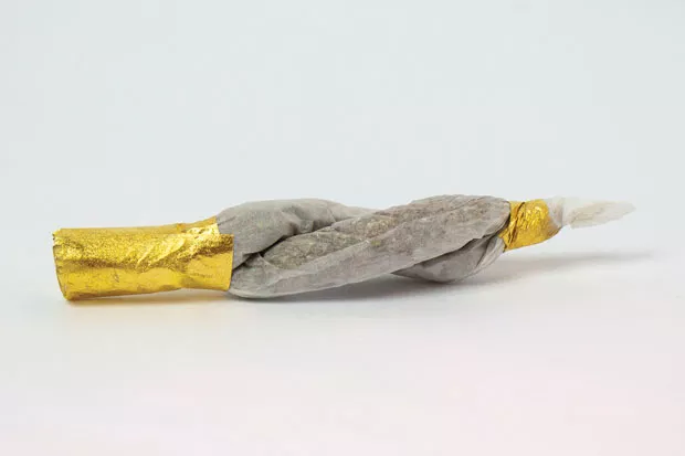 The winner of Round 2 by Molly Kelly of Cannabend. Rapunzel "Let Your Hair Down and Smoke This" Joint. - KEELY DAMARA