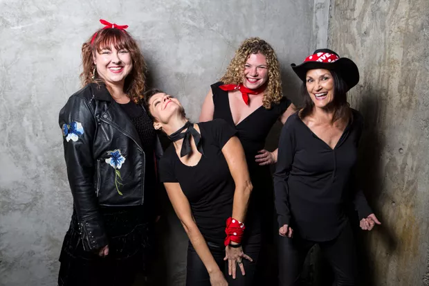 Ashleigh Flynn & The Riveters bring their all-female, rock-meets-Americana sound to the Domino Room 11/23. - SUBMITTED.