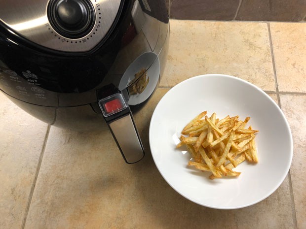 Indulge in french fries with less guilt. An air fryer only needs a small amount of oil. - LISA SIPE