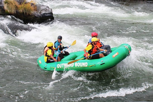 @nwoutwardbound shares an awesome rafting photo from the Deschutes River during warmer times. Tag @sourceweekly and show up here in Lightmeter. - SUBMITTED