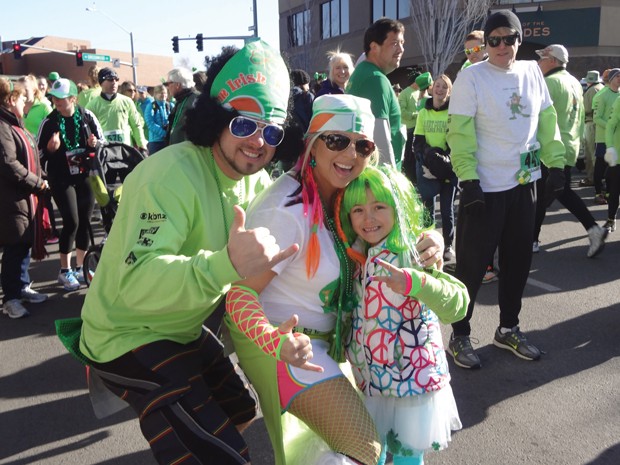Get decked out in green for the St. Patty's Day Dash on March 17. - SUBMITTED