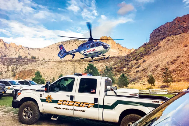 Air Link provides the Air Operations Team with helicopter support. - DCSO SEARCH AND RESCUE