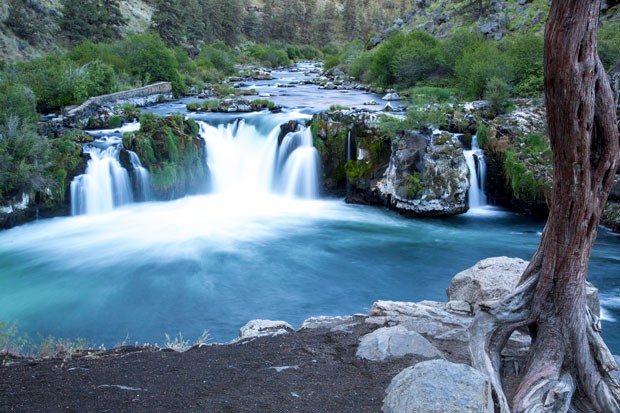 Steelhead Falls on the Deschutes River is one place that still needs permanent protection, according to the Oregon Natural Desert Association. - BOB WICK, BLM