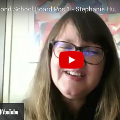 ▶ WATCH: Redmond School Board Pos  1 - Stephanie Hunter
