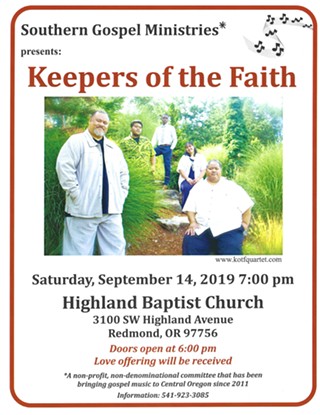 Keepers of the Faith, Southern Gospel Concert