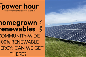 Power Hour | Community-wide 100% Renewable Energy: Can we get there?
