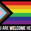 The "Progress" Pride Flag, designed to be inclusive to trans, LGBTQ+ and people of color. The "Progress" Pride Flag, designed to be inclusive to trans, LGBTQ+ and people of color.