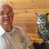 Jim Anderson with one of his favorite residents of the Natural World. Jim Anderson with one of his favorite residents of the Natural World.