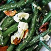 Sauteed Green Beans with Bacon Bits &amp; Bleu Cheese