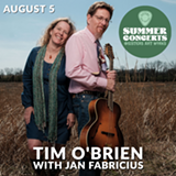 SFF presents Summer Concerts at Sisters Art Works with Tim O'Brien with Jan Fabricius. - Uploaded by SistersFolkFestivalComms