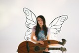 Maiah Wynne with wings & Harp Guitar - Uploaded by Thistle8