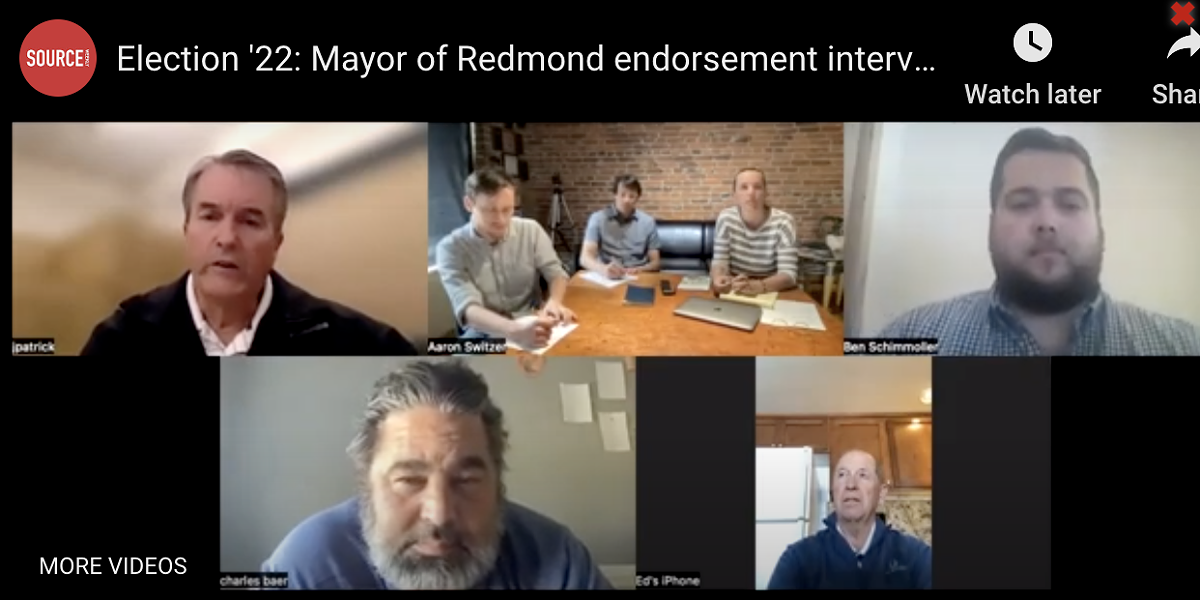 ▶ WATCH: Mayor of Redmond - Jay Patrick, Ed Fitch, Charles Baer & Ben Schimmoller - Vimarsana News
