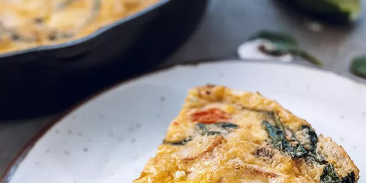 Mushroom, Bacon, Spinach Frittata - Vimarsana News