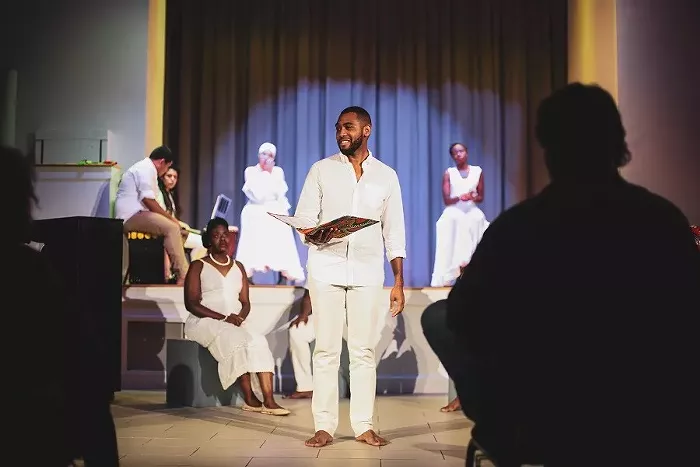 Kunya Rowley is the artistic director of Hued Songs, which began after receiving initial funding from the Knight Foundation. In 2018, Hued Songs presented Spirituals & Òrì?às at the Overtown Performing Arts Center. - PHOTO COURTESY OF HUED SONGS