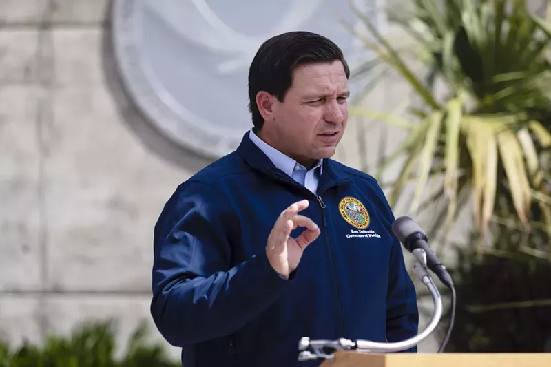 Gov. Ron DeSantis says bias on campus "indoctrinates" college students.