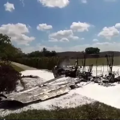 The plane plummeted to the ground and collided with Bishop's SUV within earshot of a runway, outside an airport fence on SW 72nd Avenue.