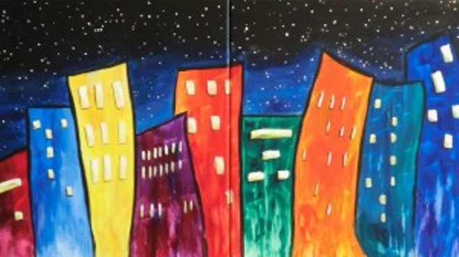 Date Night - Couples Painting Class - "City Nights"