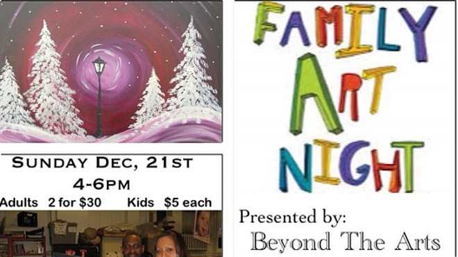 Family Art Night (Adults enjoy Comp Wine Tasting, Snacks/Juices for Kids)