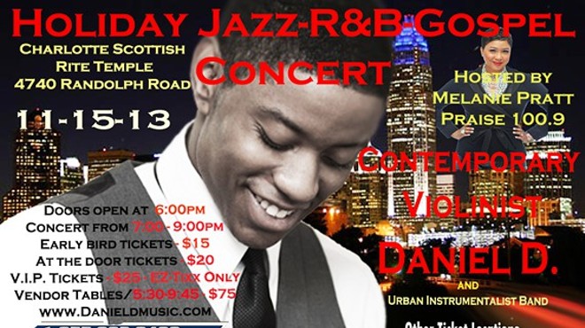 Holiday Jazz-R&B-Gospel Concert with Contemporary Violinist Daniel D.