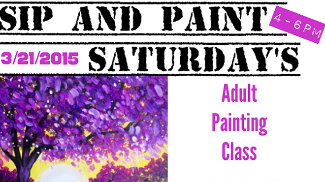 Sip & Paint Saturdays (Includes Complimentary WIne)