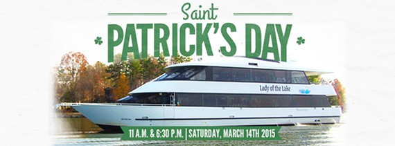 St. Patrick's Day Cruises on Lake Norman