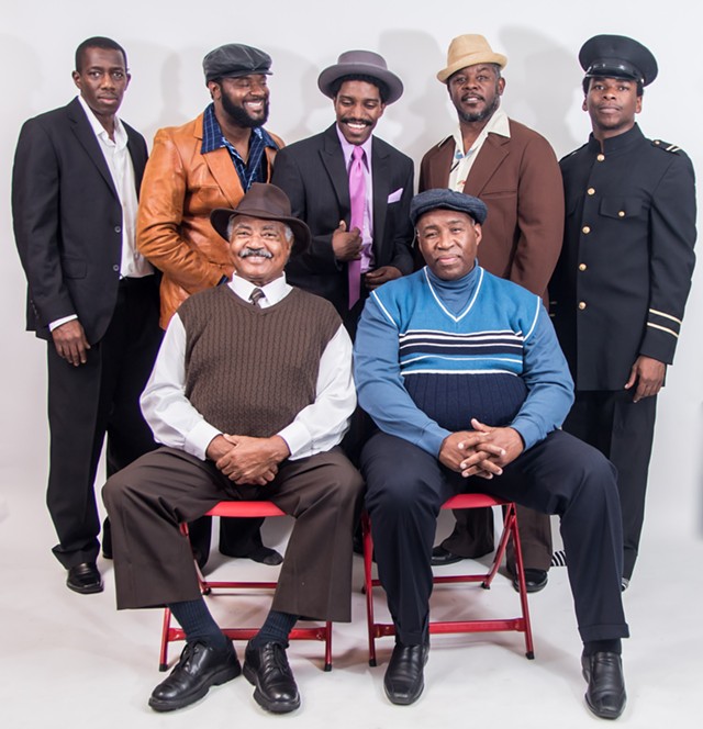 The cast of Jitney. (Photo courtesy of BNS Productions)