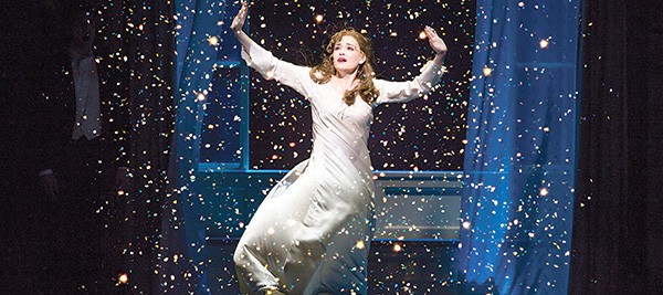 Christine Dwyer as Sylvia Llewelyn Davies in 'Finding Neverland.' (Photo by Jeremy Daniels)