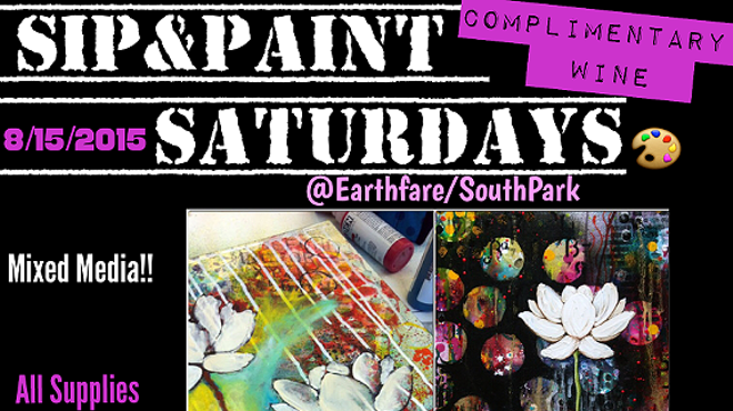 Sip & Paint Saturdays (Lesson: A Mixed Media Painting)