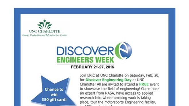 Discover Engineering Day at UNC Charlotte
