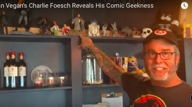 VIDEO: Bean Vegan's Charlie Foesch Shows Off His Superhero Action Figures
