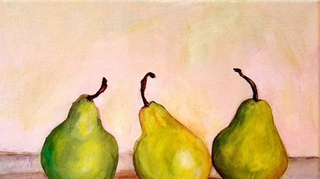 Girls’ Night Out – Pears Still Life in Acrylic