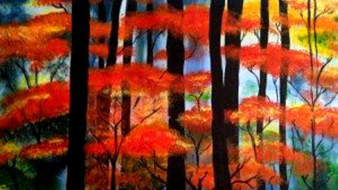 Family Paint Session-Fall Leaves