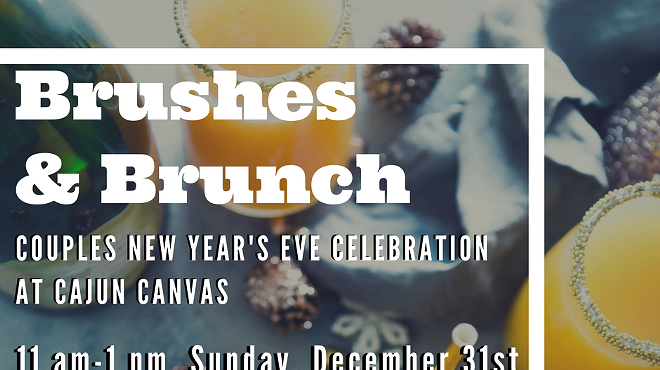 Brushes & Brunch-Couples New Year's Eve Painting Class