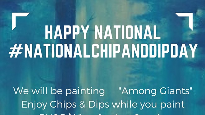 National Chip & Dip Day- BYOB Paint Class!