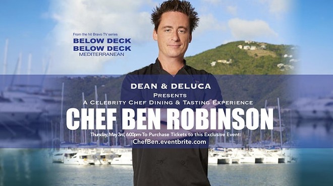 A Celebrity Chef Dining and Tasting Experience with Chef Ben Robinson