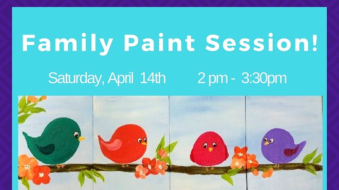 Family Paint Session – “Birds of a Feather”