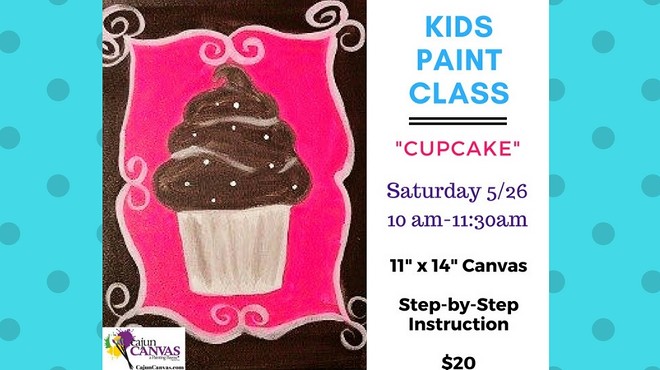 Kids paint Class-"Cupcake"