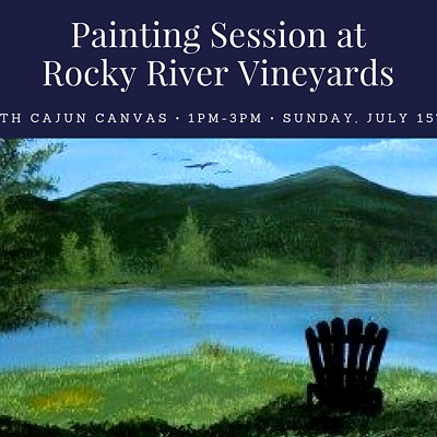 Painting Session at Rocky River Vineyards