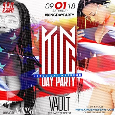 #KingDayParty "Labor Day Weekend" At Vault