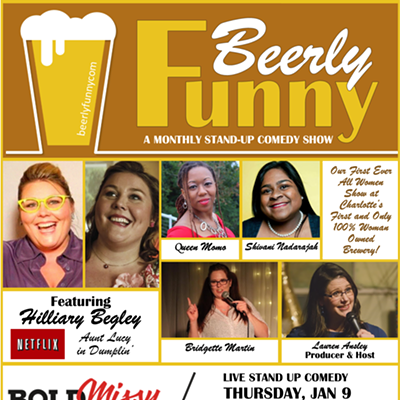 Beerly Funny Jan 9 Show Flyer