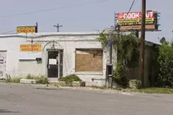 A DREAM DEFERRED: An abandoned building in Hidden Valley - ANGUS LAMOND