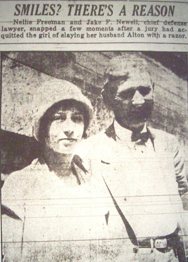 A microfilm screenshot from the pages of The Charlotte News.