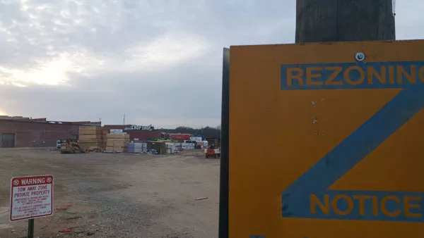 A rezoning application has been filed for the NoDa property that includes the Chop Shop and Ultimate Gym.