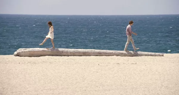 BALANCING ACT: Calvin (Paul Dano, right) tries to keep his fantasy woman (Zoe Kazan) in check in Ruby Sparks. (Photo: Fox Searchlight)