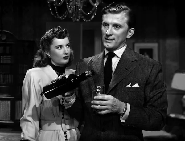 Barbara Stanwyck and Kirk Douglas in The Strange Love of Martha Ivers (Photo: Film Chest &amp; Paramount)