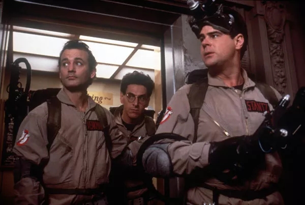 Bill Murray, Harold Ramis and Dan Aykroyd in Ghostbusters - SONY